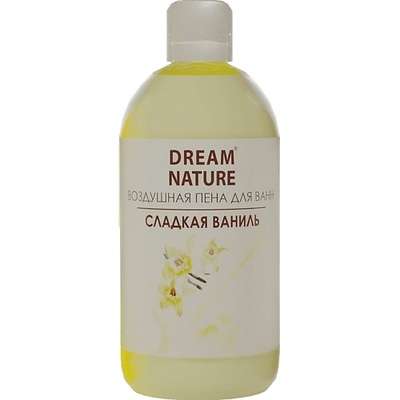 DREAM NATURE Воздушная пена для ванн "Сладкая ваниль" с ароматом ванили 1000