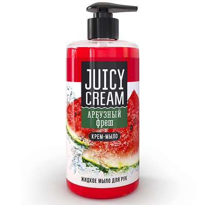 JUICY CREAM Жидкое мыло Арбузный фреш 500