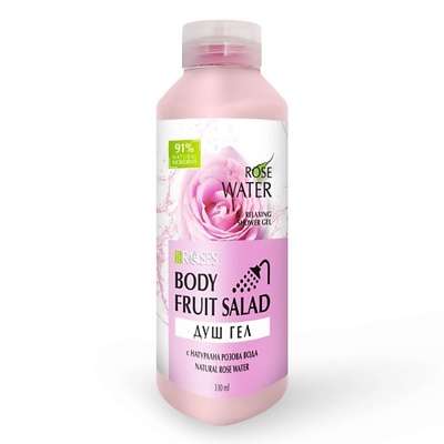 NATURE OF AGIVA Увлажняющий гель для душа с розовой водой “FRUIT SALAD” 330