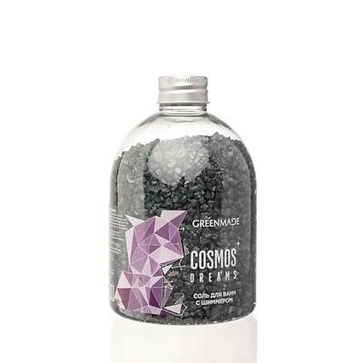 GREENMADE Соль для ванн с шиммером фиолетовая Cosmos Dreams Виноград 500