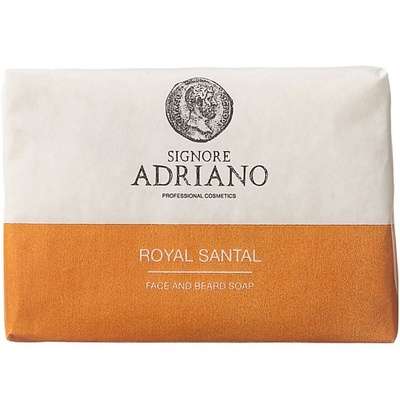 SIGNORE ADRIANO Мыло для лица и бороды Сантал "Royal santal"