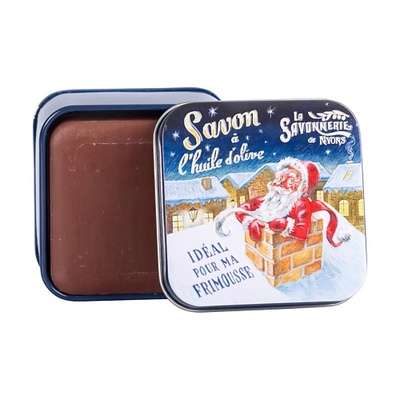 LA SAVONNERIE DE NYONS Мыло c шоколадом Дед Мороз на крыше 100