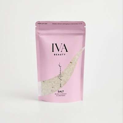 IVA BEAUTY Соль для ванны "Черная смородина и лаванда" 400