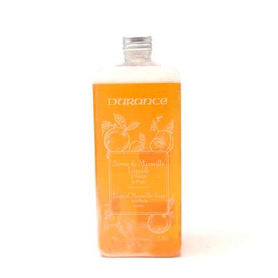 DURANCE Жидкое мыло сменный блок с экстрактом Персика Liquid Marseille Soap with Peach extract 750