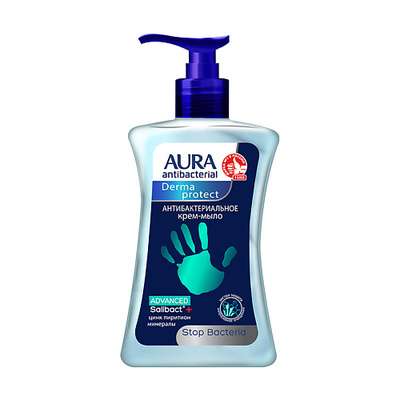 AURA Antibacterial Крем-мыло антибактериальное Derma Protect Soft 250