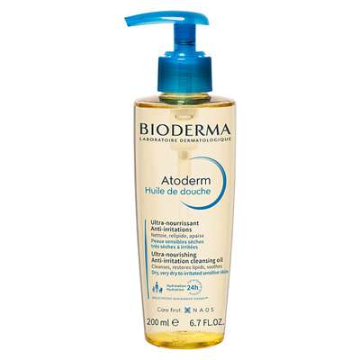 BIODERMA Ультрапитательное, восстанавливающее масло для душа для сухой и чувствительной кожи Atoderm 200