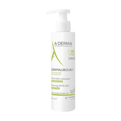 A-DERMA Очищающий пенящийся гель DERMALIBOUR + CICA