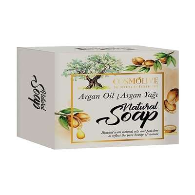 COSMOLIVE Мыло натуральное с аргановым маслом argan oil natural soap 125
