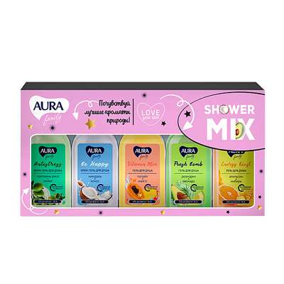 AURA BEAUTY Подарочный набор SHOWER MIX