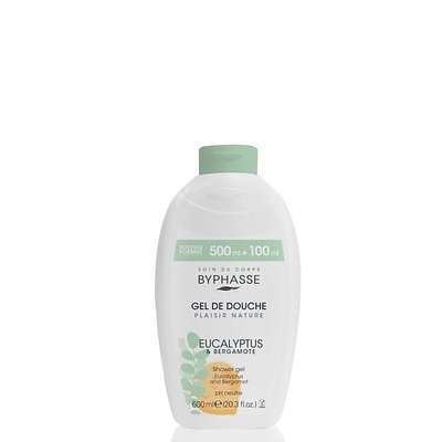 BYPHASSE Гель для душа Eucalyptus & Bergamot 600