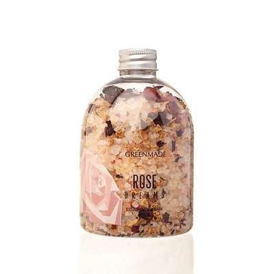 GREENMADE Соль для ванн Роза Rose Dreams с лепестками розы 500
