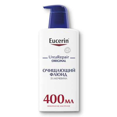 EUCERIN Очищающий флюид с 5% мочевиной UreaRepair