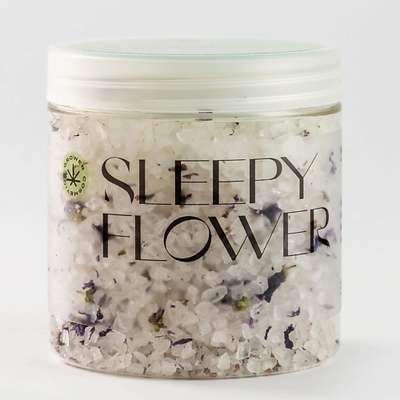 GROWER COSMETICS Соль для ванн "SLEEPY FLOWER" лаванда, бергамот, лимон 500