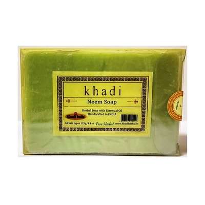 KHADI Натуральное очищающее мыло Ним 125