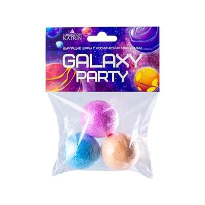 LABORATORY KATRIN Набор бомбочек для ванны с глиттером "Galaxy Party" 120