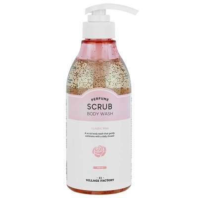 VILLAGE 11 FACTORY Парфюмированный пилинг-гель для тела Perfume Scrub Bodywash Classic Pink 500