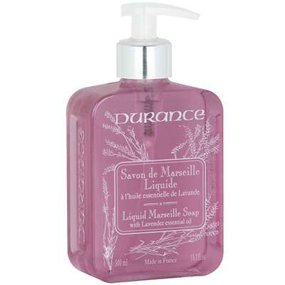 DURANCE Жидкое мыло с экстрактом Лаванды Liquid Marseille Soap with Lavender essential oil 300