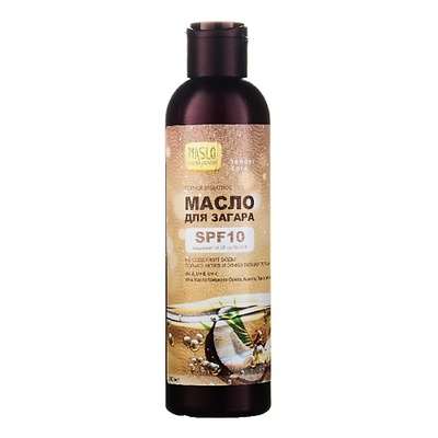 Organic Shock Maslo Maslyanoe Масло для загара 99%, солнцезащитное, SPF10 200