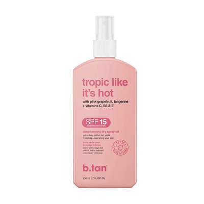 B.TAN Сухое масло-спрей для загара tropic like it's hot deep tanning dry spray oil 236