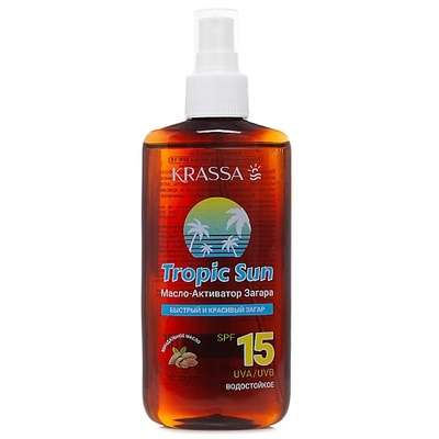 KRASSA Tropic San Масло-активатор  загара  SPF 15 150