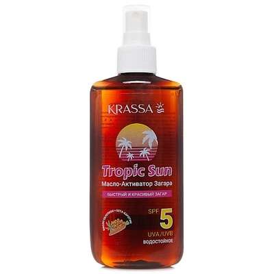 KRASSA Tropic San Масло-активатор загара SPF 5 150