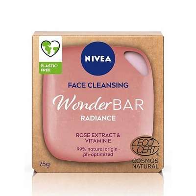 NIVEA Твердое средство для умывания NIVEA WonderBAR Radiance для снятия макияжа