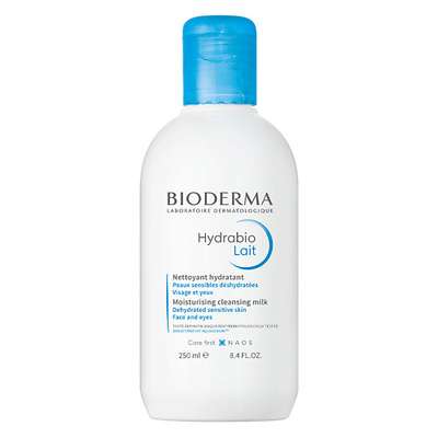 BIODERMA Молочко увлажняющее для очищения сухой и обезвоженной кожи лица Hydrabio 250