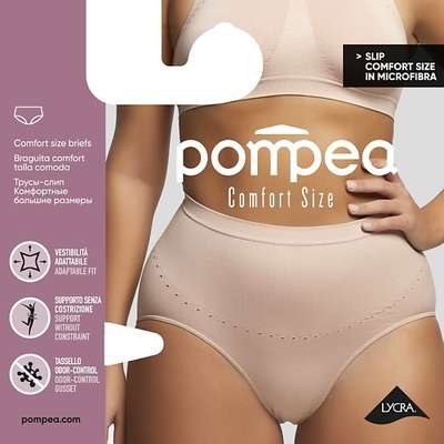 POMPEA Трусы женские SLIP COMFORT SIZE