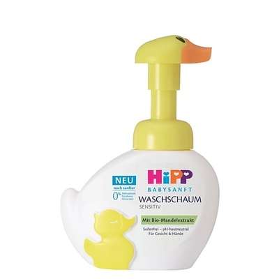 HIPP Детская моющая пенка для лица и рук “Уточка” для чувствительной кожи, с дозатором 250