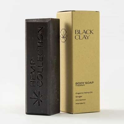 GROWER COSMETICS Мыло твердое "BLACK CLAY" 90