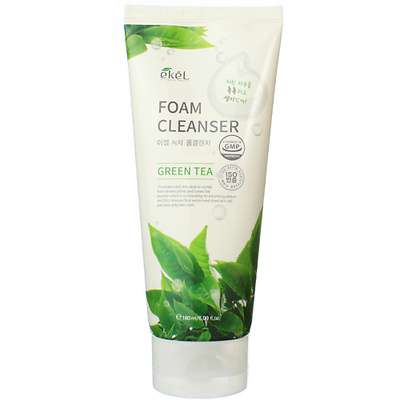 Ekel Пенка для умывания с Зеленым чаем Тонизирующая Foam Cleanser Green Tea 180