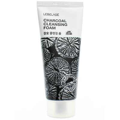 LEBELAGE Пенка для умывания с Древесным Углем Cleansing Foam Charcoal 100