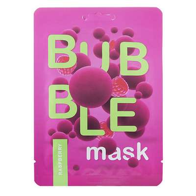 ЛЭТУАЛЬ Пузырьковая маска для лица с экстрактом малины "Очищение и увлажнение" Funky Fun