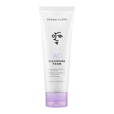 OTTIE Успокаивающая пенка с салициловой кислотой BHA Derma-clera AC Cleansing Foam 120