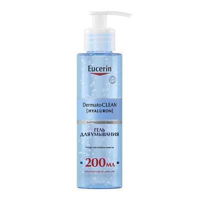 EUCERIN Освежающий и очищающий гель для умывания DermatoCLEAN