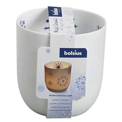 BOLSIUS Подсвечник Bolsius Сandle accessories 75/70 белый - для чайных свечей