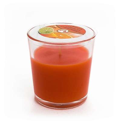 HOME INTERIORS Свеча в стакане аромат "Апельсин с бергамотом" 125