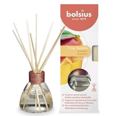 BOLSIUS Ароматический диффузор + палочки Bolsius True scents манго 45
