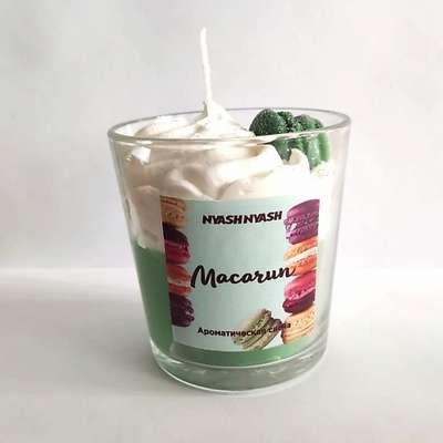NYASHNYASH Ароматическая свеча "Macarun" 150