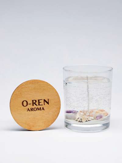 O-REN AROMA Свеча ароматическая гелевая техасский кедр 250