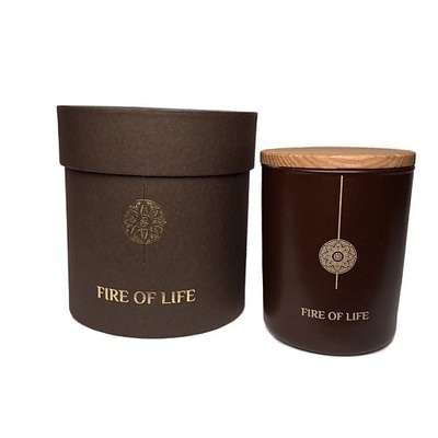FIRE OF LIFE Ароматическая свеча с посланием YIN YANG 300