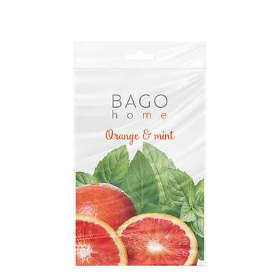 BAGO HOME Саше ароматическое для дома Апельсин с мятой