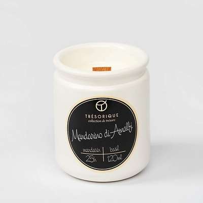 TRESORIQUE Свеча ароматическая Mandarino di Amalfi "мандарин, базилик" 120