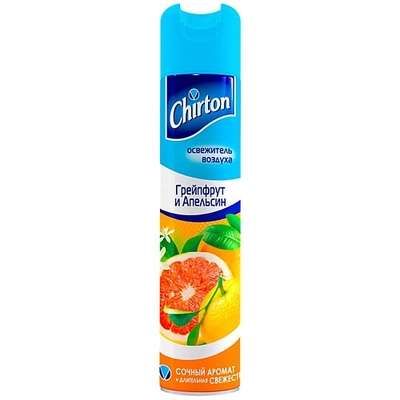 CHIRTON Освежитель воздуха для дома ванны туалета Грейпфрут и Апельсин 300