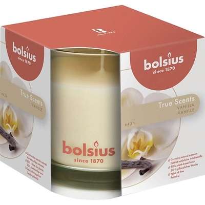BOLSIUS Свеча в стекле арома True scents ваниль 679