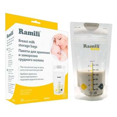 RAMILI Пакеты для грудного молока 180