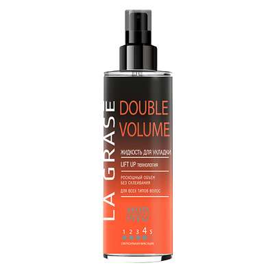 LA GRASE Жидкость для укладки волос Double Volume