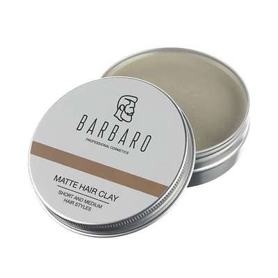 BARBARO Матовая глина для укладки волос 60