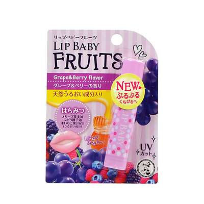 MENTHOLATUM Бальзам для губ LIP BABY FRUITS виноград и лесные ягоды 4.5