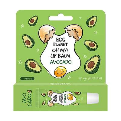 EGG PLANET Бальзам для губ OH MY! LIP BALM Авокадо увлажняющий 10